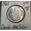 Image 1 : 209. Canada 1966 Silver Half Dollar. BU.