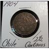 Image 1 : 211. Chile 1904 2 1/2-Centovos.