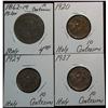 Image 1 : 224. Italy 1862M, 1920, 1824 & 1937 10-Centesimi.