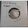 Image 1 : 240. Russian 1794 Silver Coin.