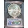 Image 2 : 283. 1999 American Eagle Dollar Slabbed PCGS First Strike MS68.