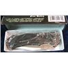 Image 2 : 296. Frost Cutlery Marine Corps Tactical 4 1/2" Etched Textured Composite Handle.