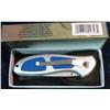 Image 2 : 301. Frost Cutlery Combat Ranger Knife 5" Silver Composition Handle with Textured Rubber Inserts. 