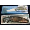 Image 1 : 309. Apache Wild Life Series Knife. 4 1/2" Deer Scene Pictured on Handle.