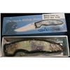 Image 1 : 310. Apache Wild Life Series Knife. 4 1/2" Wolf Scene Pictured on Handle.