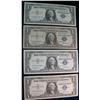 Image 1 : 352. (4) Series 1957 $1 Silver Certificates. 