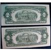 Image 2 : 360. Series 1953C $2. United States Note &  53C $2. Star Note.