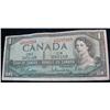 Image 1 : 398. Series 1954 Canada $1 Note.