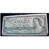Image 1 : 399. Series 1954 Canada $1 Note.