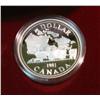Image 2 : 582. 1981 Canada Silver Dollar Frosted Proof Like In Fancy Display Case.