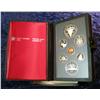 Image 1 : 587. 1982 Canada (2) 1-Dollar Coins Proof Like Set. In Book.