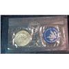 Image 2 : 762. 1974S Silver Eisenhower Dollar. Uncirculated in Blue Envelope.