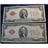 Image 1 : 797. (2) Series 1928G 2-Dollar United States Notes.