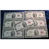 Image 1 : 798. (7) Series 1953 2-Dollar United States Notes.