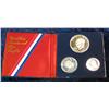 Image 1 : 899. 1976 S Three-Piece Silver Proof Set. In original holder as issued.
