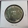 Image 2 : 1010. 1975 Winterset, Ia. Proof Sterling Silver Medal. Weighs .9180 ozs. Rare serial no. 249.