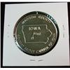 Image 2 : 1012. 1977 Winterset, Ia. Proof .999 Fine Silver Medal. Weighs .9295 ozs. Rare serial no. 186.