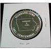 Image 2 : 1035. 1881-1981 Hubbard, Ia. .999 Fine Silver Proof Medal. Weighs .9495 oz. As of the 2000 census, t