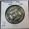 Image 1 : 1066. 1870-1995 Pocahontas, Ia. One Ounce .999 Fine Silver Proof Medal. Serial no. 107. Population: 
