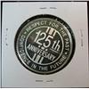 Image 2 : 1066. 1870-1995 Pocahontas, Ia. One Ounce .999 Fine Silver Proof Medal. Serial no. 107. Population: 