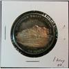 Image 1 : 1129. 1935-1985 Matanuska Colony 50th Anniversary One Ounce .999 Fine Silver Proof Medal from Palmer
