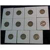 Image 2 : 1157. 1919P, 30P, S, 34P, 35P, D, S, 36P, D, S, & 37P Buffalo Nickels. VG-F.