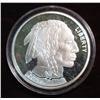 Image 1 : 1276. 2002 Proof Silver Buffalo Nickel. Encased. 39mm.