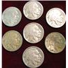 Image 1 : 1456. 1924P, 26P, 30P, & 34-37P Buffalo Nickels. Grades up to Fine. (7 pcs.).