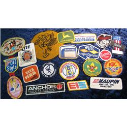1460. (20) Different Cloth Patches. Includes "DIS" Eagle; "Scorpion I Love You"; "Lite Beer"; "BMW";