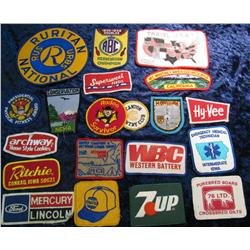 1462. (20) Different Cloth Patches. Includes "1955-1956 Doubles ABC Association Champion"; "Canton C