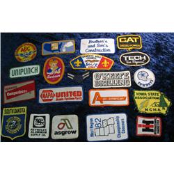1464. (20) Different Cloth Patches. Includes "Hawkeye Area Council Iowa"; "Sunbeam"; "Unipunch"; "19