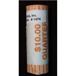 1474. 2003 P Original Gem BU Roll Arkansas Statehood Quarters. ($10 face value).