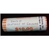 Image 2 : 1482. 2009 D District of Columbia Original Gem BU Roll Statehood Quarters. ($10 face value).