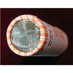 1485. 2005 P Oregon Original Gem BU Roll Statehood Quarters. ($10 face value).