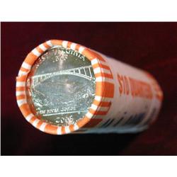 1486. 2005 D Original Gem BU Roll West Virginia Statehood Quarters. ($10 face value).