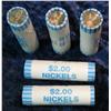 Image 2 : 1516. (5) 2005 P Original BU Bankwrapped Ocean View Nickel Rolls. 