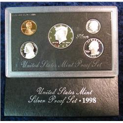 1523. 1998 S U.S. Silver Proof Set. Original as issued.
