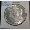 Image 1 : 1532. 1921 P Morgan Silver Dollar. Brilliant Unc.