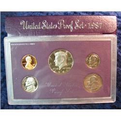 1550. 1987 S U.S. Proof Set. Original as issued.