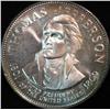 Image 1 : 1567. 1801-1809 Thomas Jefferson Sterling Silver Proof Medal. 1.163 oz.