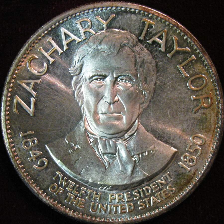 1576 1849 1850 Zachary Taylor Sterling Silver Proof Medal 1 1925 Oz