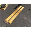 Image 1 : (967780) Grainger Forklift Extension Forks (Slight Bending Noted)