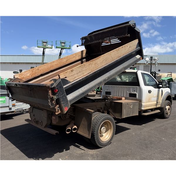 (967580) 2017 Ford F450 Dump Truck, Lic. 630KBS, 49086 Miles (Starts & Runs-See Video)