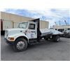 Image 2 : 1998 International 4900 Flatbed Truck (252"L), 211268 Miles, Lic. 442TTV (Starts & Runs)