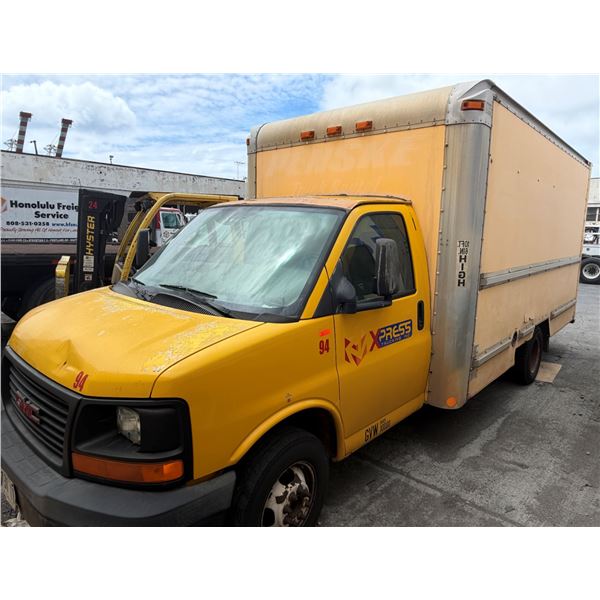 2006 GMC Savana Box Truck, Lic 131TTZ (Transmission Needs Repair)