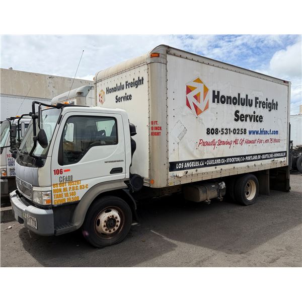 2006 International CF600 Box Truck, Lic. 117TTZ (For Parts - Needs New Engine)