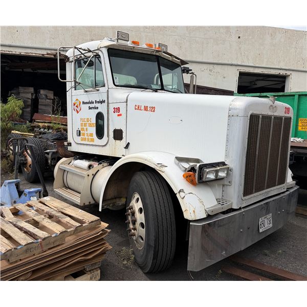 1998 Peterbilt 378 Truck Tractor, Lic. 650TSE (For Parts - Doesn't Run)
