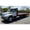 Image 1 : 2013 International 4300 Flatbed Truck, Lic. 183TVV (For Parts - Needs New Engine)