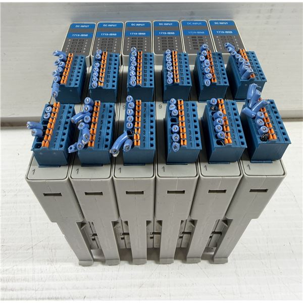 Lot of (6) Allen-Bradley #1719-IBN8 DC Input Modules