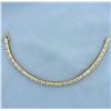 Image 1 : Channel Set 6ct Diamond Line Tennis Bracelet in 14k Yellow Gold